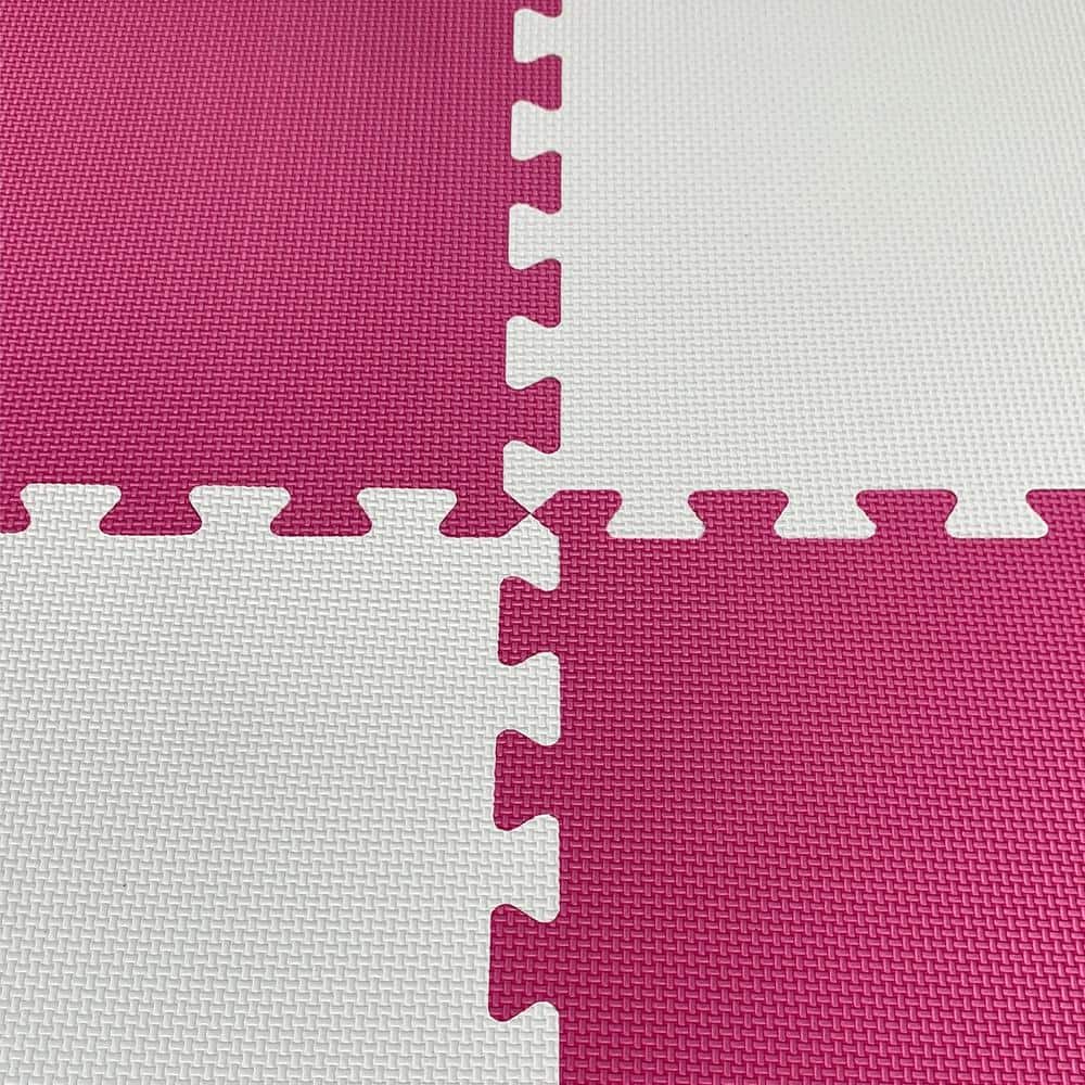 Premium Pink 24" x 24" EVA Foam Interlocking Mats