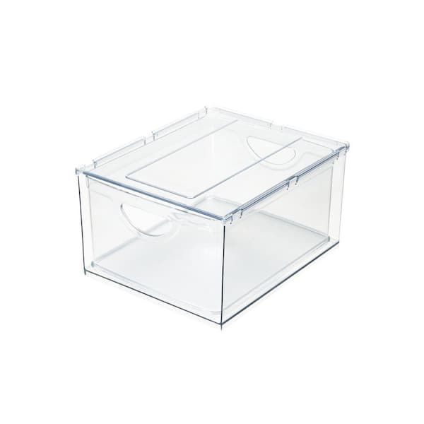 iDesign Cabinet Bin Drawer Organizer, Clear