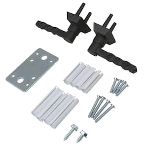 Decorative Twisted L Dummy Lock Set for Overhead Garage Doors