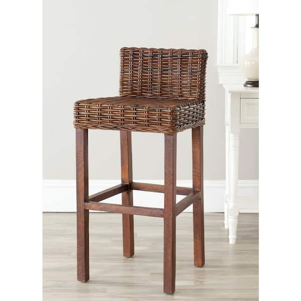 Cypress 29.5 in. Brown Bar Stool