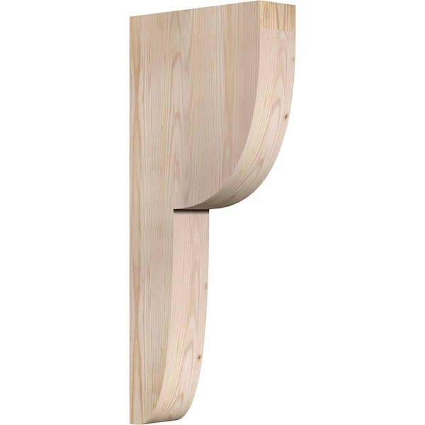 Ekena Millwork 3-1/2 in. x 12 in. x 28 in. Douglas Fir Crestline Smooth Corbel