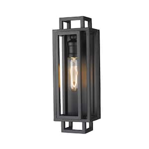 Titania 4.75 in. 1-Light Wall Sconce Matte Black