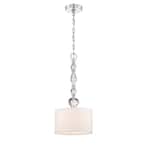 Evi 1-Light Chrome Mini-Pendant