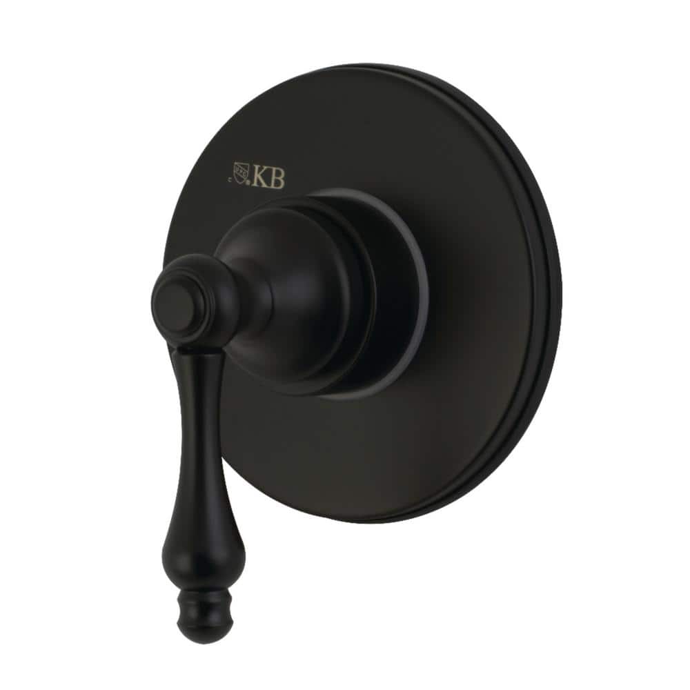 Single-Handle 1-Hole Wall Mount Three-Way Diverter Valve with Trim Kit in Matte Black price history on PriceWatchPro