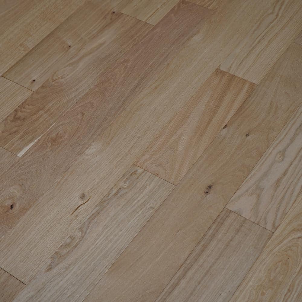 Firenze Oak 1/2 in. T x 5 in. W Tongue and Groove Wire Brushed Engineered H