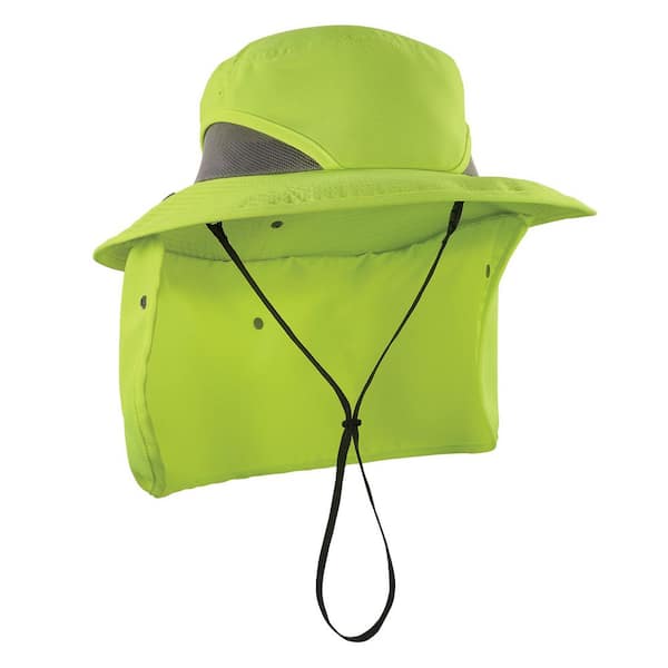 Ergodyne Chill-Its 8934 L/XL Lime Ranger Hat-Neck Shade 8934 - The