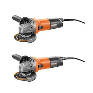 8 Amp Corded 4-1/2 in. Angle Grinder (2-Pack)