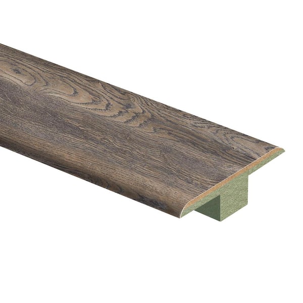 Zamma Winterton Oak/Sanibel Driftwood 7/16 in. Thick x 1-3/4 in. Wide x 72 in. Length Laminate T-Molding