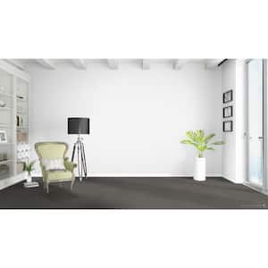 Delicate Flower  - Reserved - Gray 40 oz. SD Polyester Texture Installed Carpet