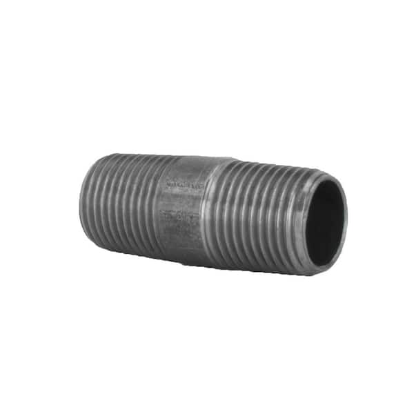 1/2 in. x 1-1/2 in. Black Steel Nipple
