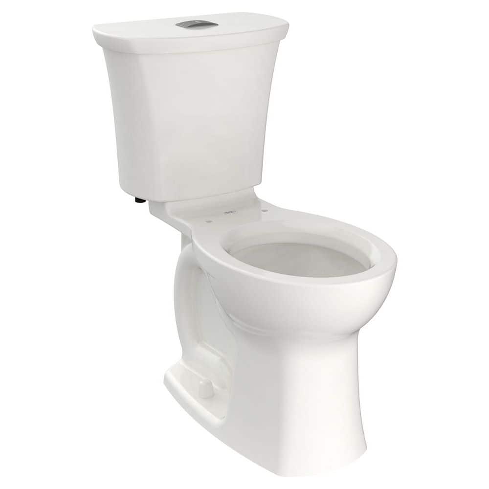 Edgemere White Round Dual Flush High Efficiency Toilet