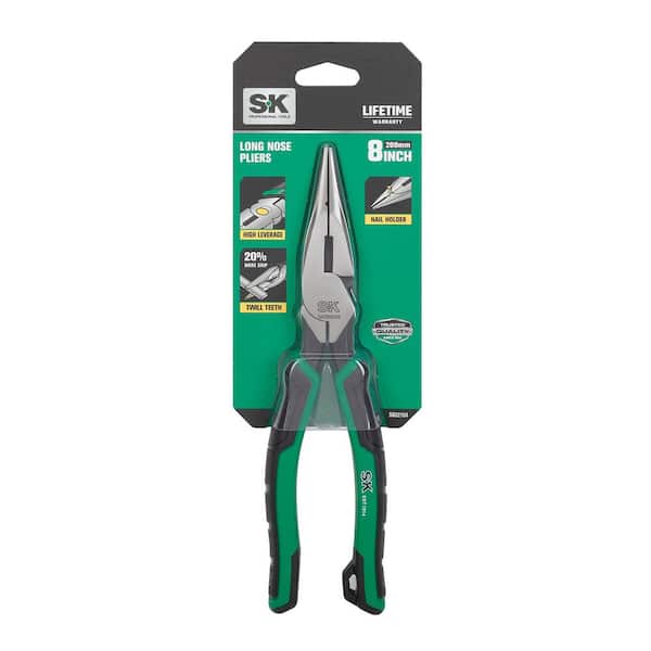 SK SK02104 8 in. Long Nose Plier SK02104 - The Home Depot
