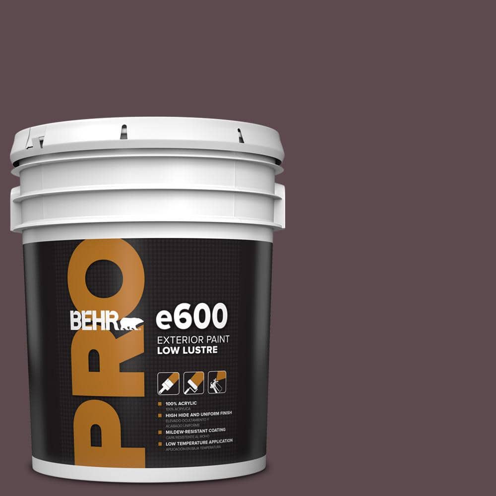 5 gal. #100F-7 Deep Aubergine Low Luster Exterior Paint price history on PriceWatchPro