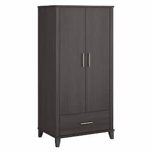 Somerset Large Armoire Cabinet in Storm Gray