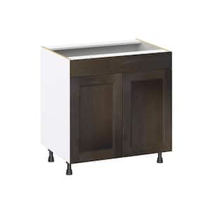 Lincoln Chestnut Solid Wood Assembled Sink Base Kitchen Cabinet (33 in. W X 34.5 in. H X 24 in. D)