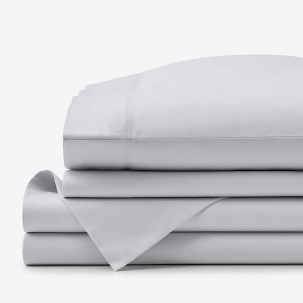 Company Cotton Light Gray Sateen Queen Sheet Set