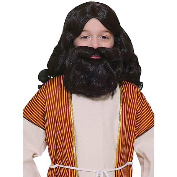 Forum Novelties Brown Biblical Wig and Beard Children's Set