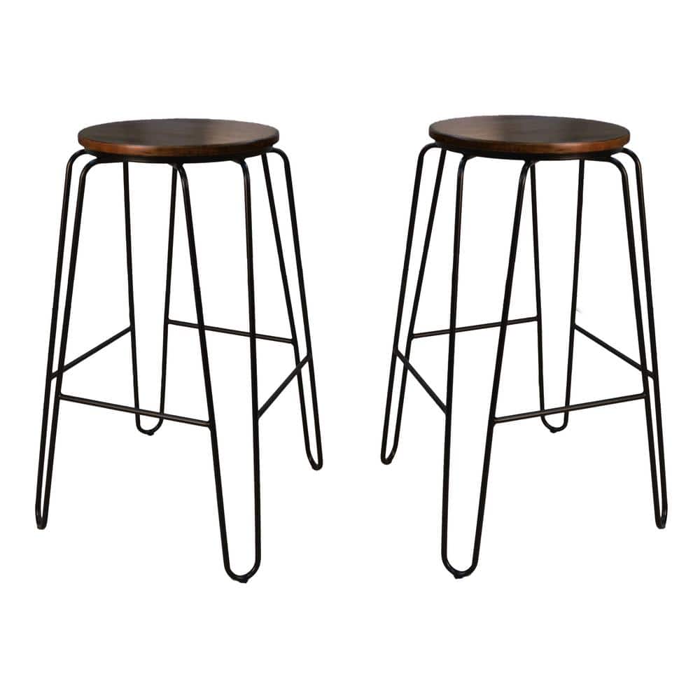 UPC 757973606639 product image for Ethan 29 in. Elm Stacking Stool (Set of 2) | upcitemdb.com