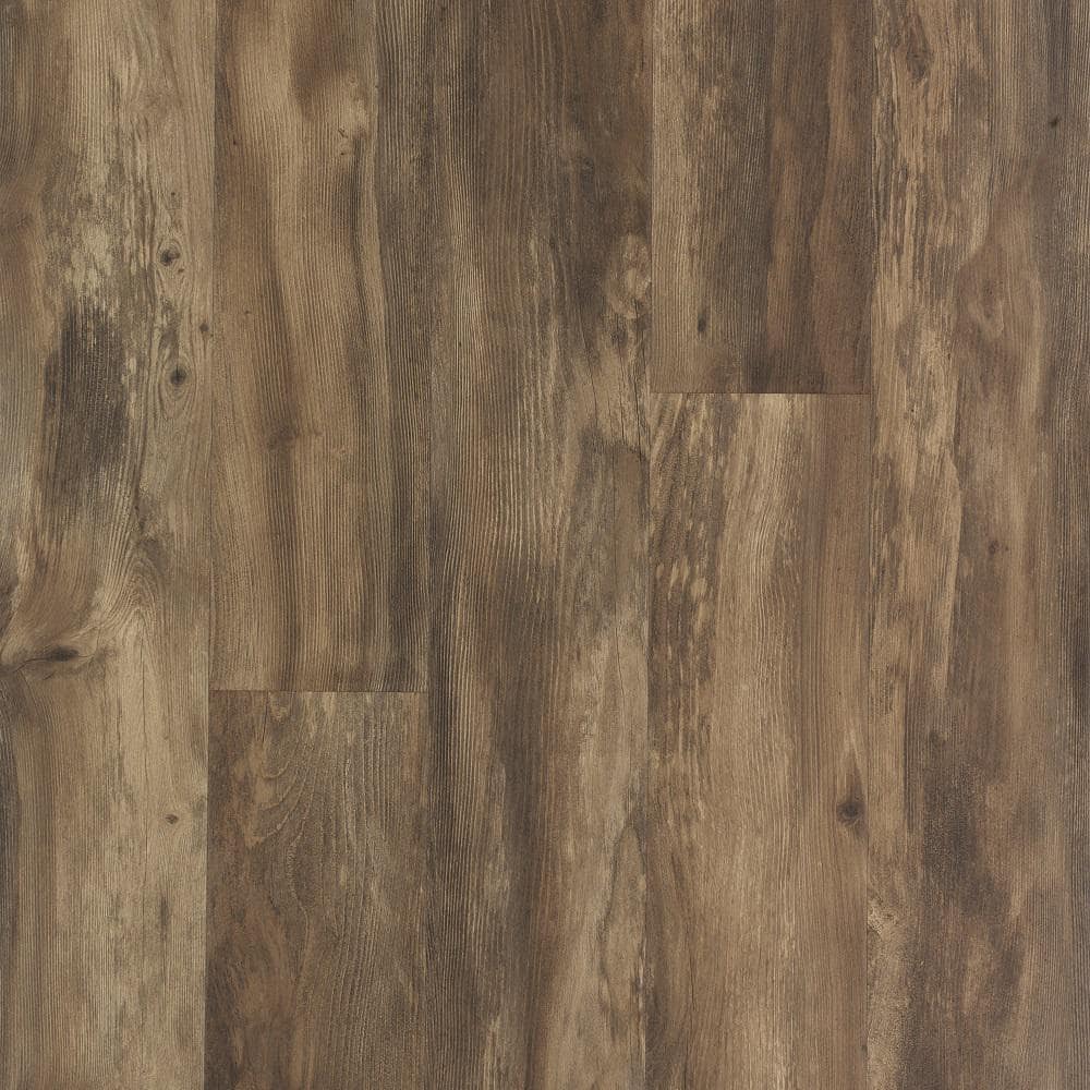 1-Case Laminate Floor Flooring Aged Weathered Wood Look Thick Durable Waterproof 
