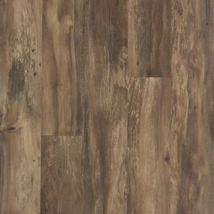 Outlast+ Weathered Grey Wood 12 mm T x 7.4 in. W Waterproof Laminate Wood Flooring (16.9 sqft/case)