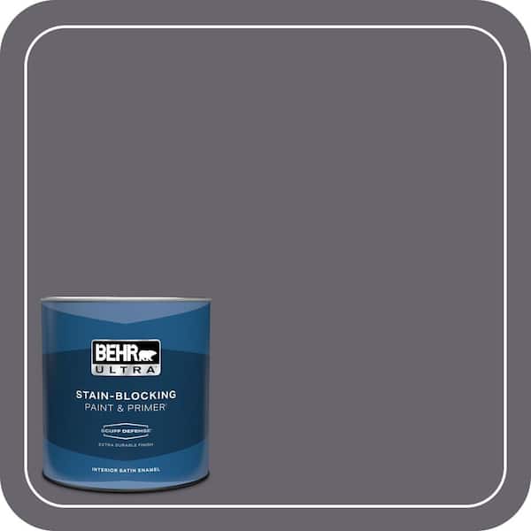BEHR ULTRA 1 qt. #N550-6 Alter Ego Extra Durable Satin Enamel Interior Paint & Primer