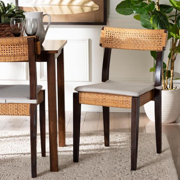 Zaila Light Honey Rattan Dining Chair