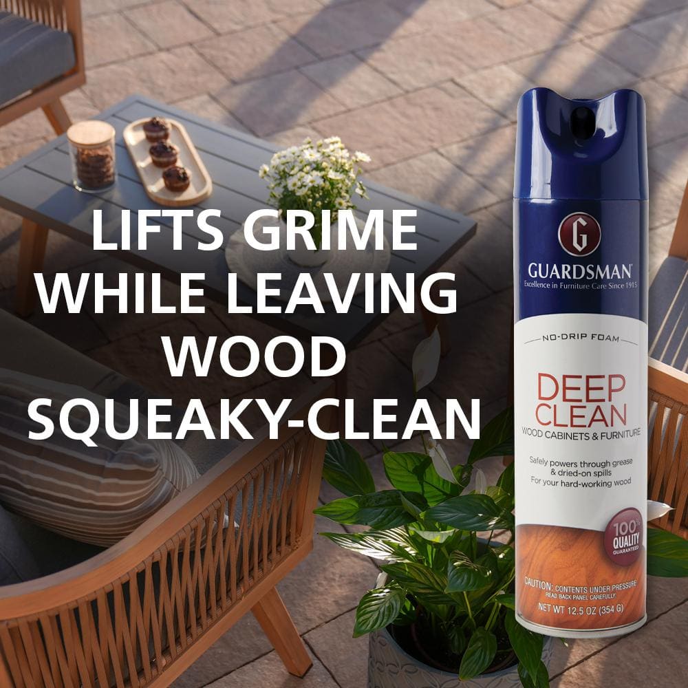 Guardsman Deep Clean Wood Cabinets and Furniture Cleaner, 12.5 oz Aerosol