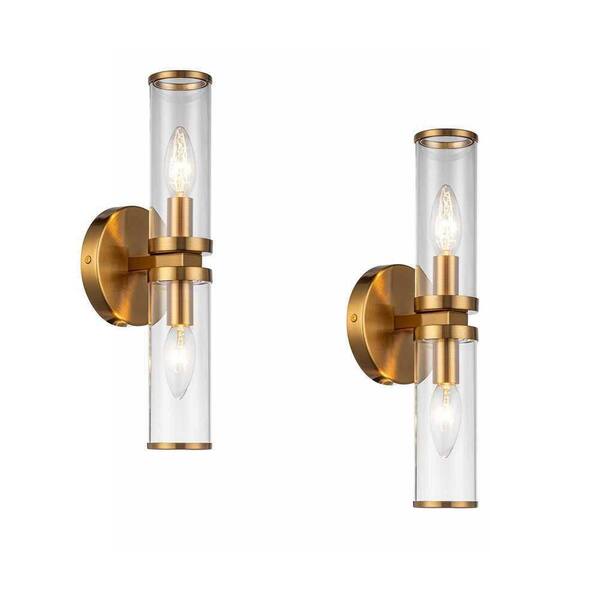 home depot gold sconces