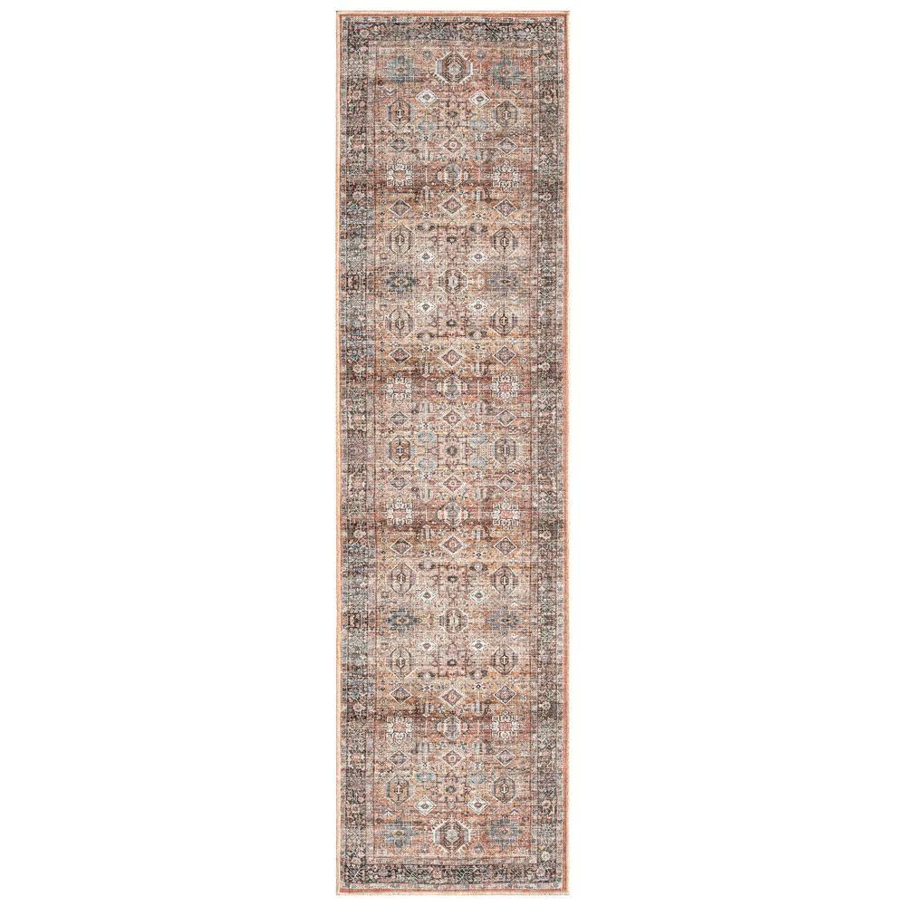 Global Rug Designs Riley Washable Rug RWR006 1'11" x 7'2" Runner Area Rug