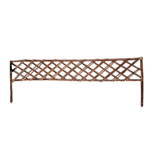 MGP 4 ft. Lattice Style Willow Edging