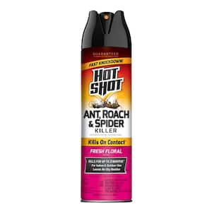 17.5 oz. Ant, Roach and Spider Insect Killer Aerosol Spray Fresh Floral Scent