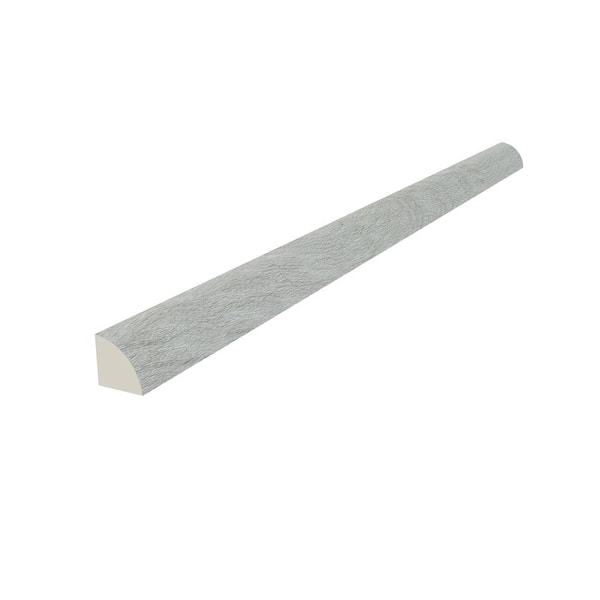 NewTechWood Everlux Elephant Gray 0.75 in. T x 0.75 in. W x 94.5 in. L Quarter Round Molding (4-Pack)