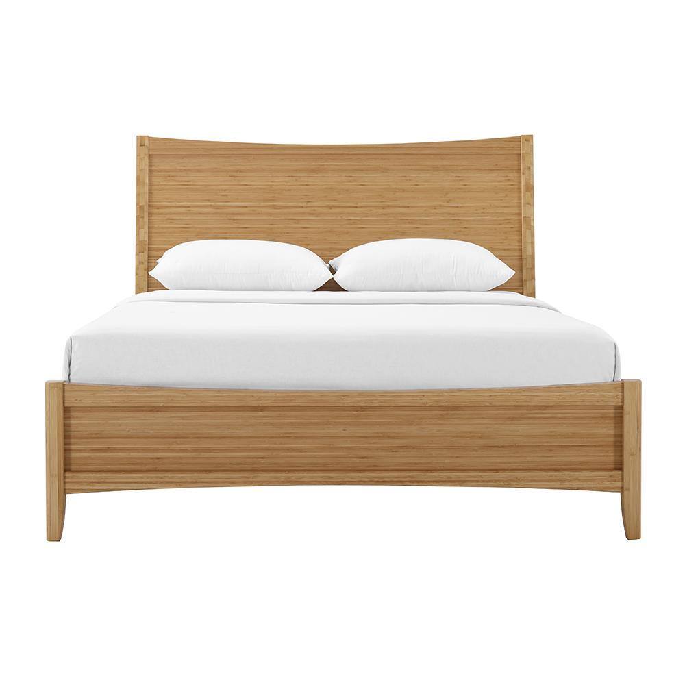 Willow Caramelized Bamboo Queen Platform Bed with Curved Headboard price history on PriceWatchPro