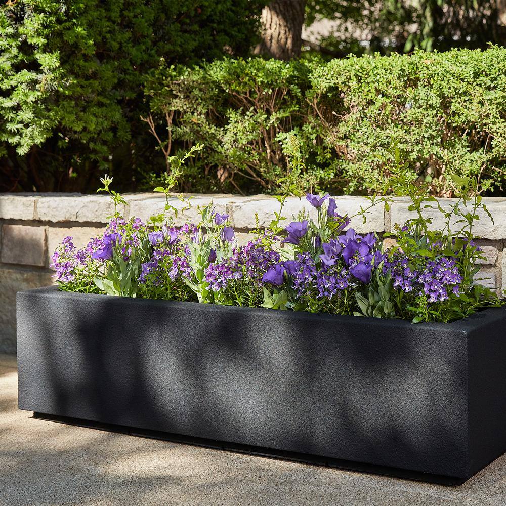 Sandstone Granite Extra Large Rectangular Polymer Planter