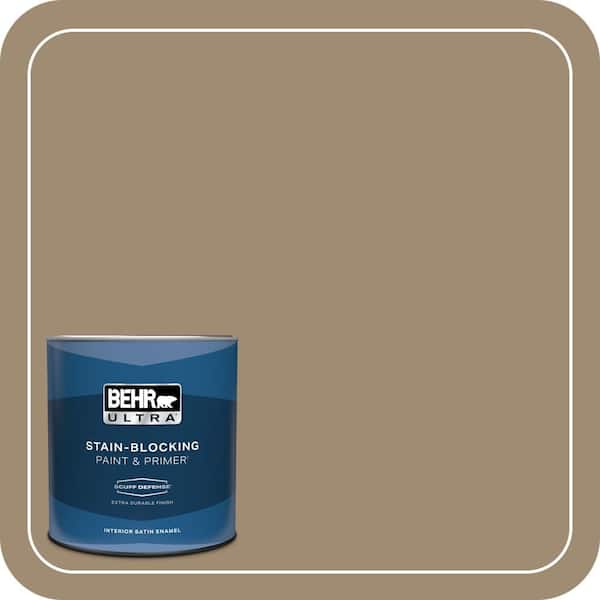 BEHR ULTRA 1 qt. #T14-17 Archivist Extra Durable Satin Enamel Interior Paint & Primer