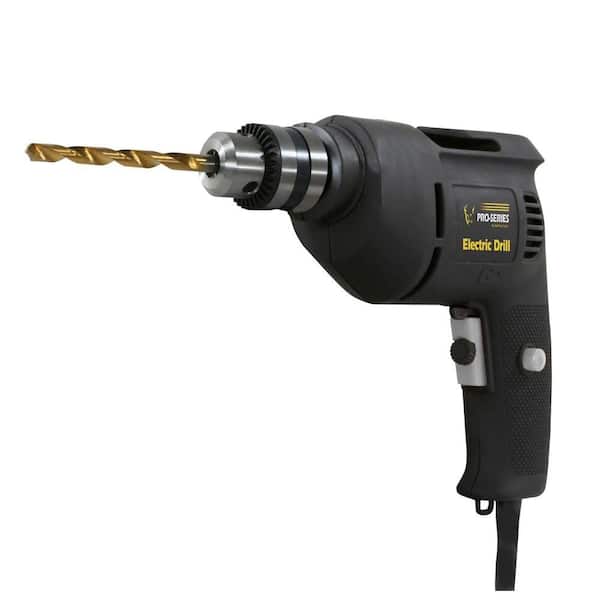 PRO-SERIES 3.8 Amp Corded 3/8 in. Electric Variable Speed Reversible Power Drill