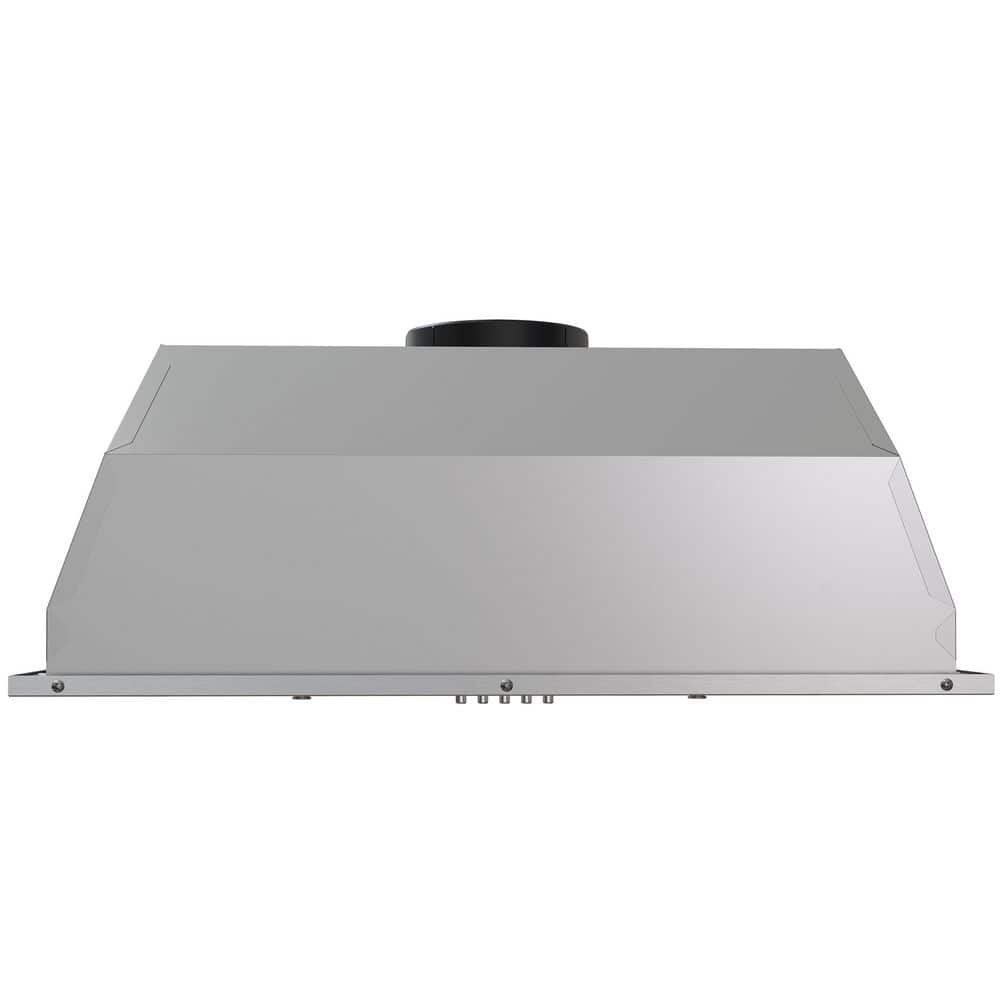 30-Inch Stainless Steel Convertible Insert Range Hood with Charcoal Filter