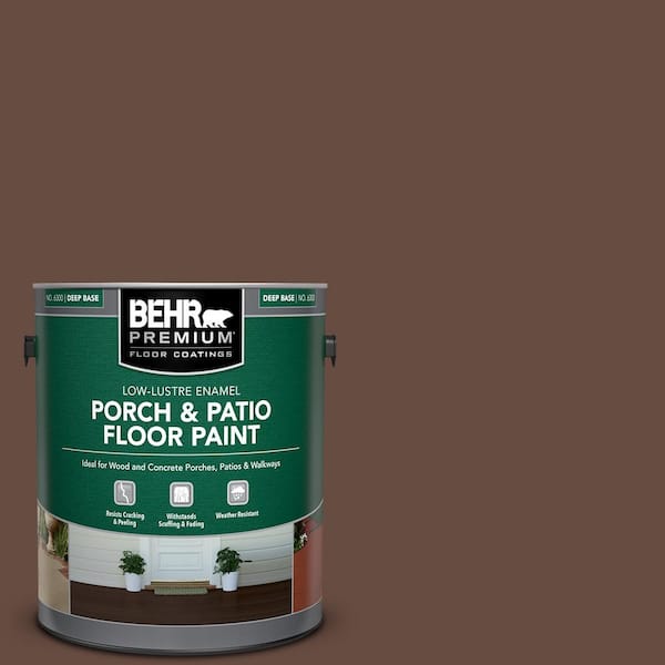 1 gal. #770B-7 Chocolate Sparkle Low-Lustre Enamel Interior/Exterior Porch and Patio Floor Paint