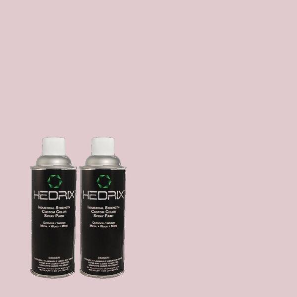 Hedrix 11 oz. Match of 680E-3 Rosy Lavender Gloss Custom Spray Paint (2-Pack)