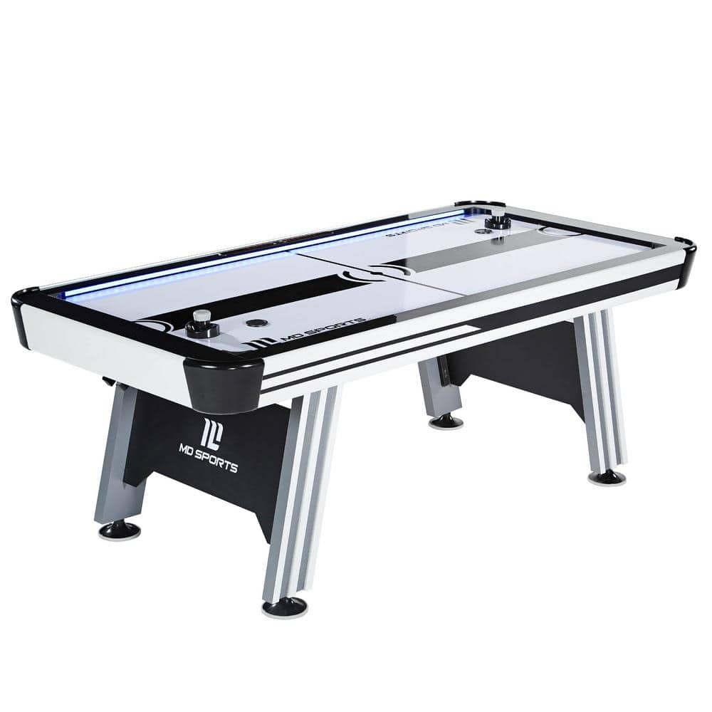 Pool Central 7' x 4' Recreational Air Hockey Game Table 