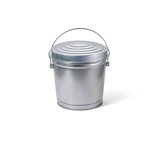 Behrens 10 Gal. Galvanized Steel Locking Lid Storage Can 6110K 