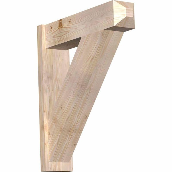 Ekena Millwork 8 in. x 34 in. x 30 in. Douglas Fir Traditional Craftsman Smooth Outlooker