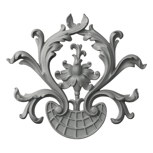 Ekena Millwork 1.00 in. x 10.5 in. x 10.625 in. Polyurethane Applique and Onlay Moulding