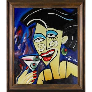 "Picasso by Nora, One More Drink with Modena Vintage " by Nora Shepley Canvas Print