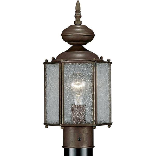 Progress Lighting Roman Coach Collection Roman Bronze 1-light Post Lantern-DISCONTINUED