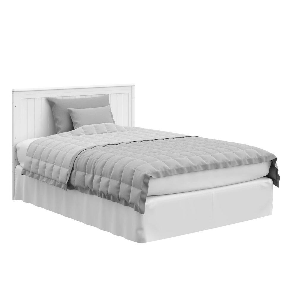 White 5-in-1 Convertible Crib with Storage Drawer