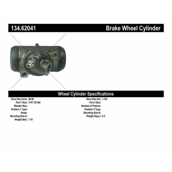 Centric Parts Drum Brake Wheel Cylinder
