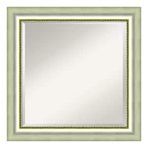 Medium Square Burnished Silver Casual Mirror (24.88 in. H x 24.88 in. W)