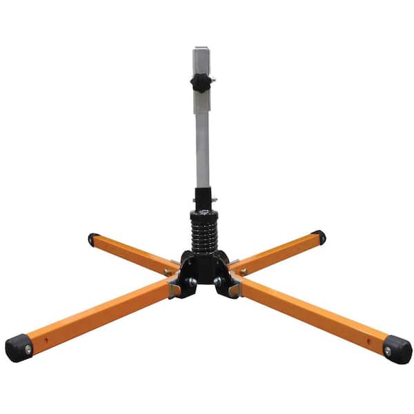 Compact Single Spring Sign Stand for Work Zone Roll-Up Signs
