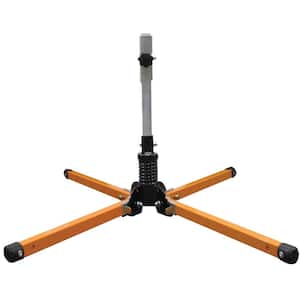 Compact Single Spring Sign Stand for Work Zone Roll-Up Signs